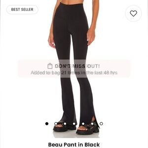 Strut-this Split Flare Legging in Black